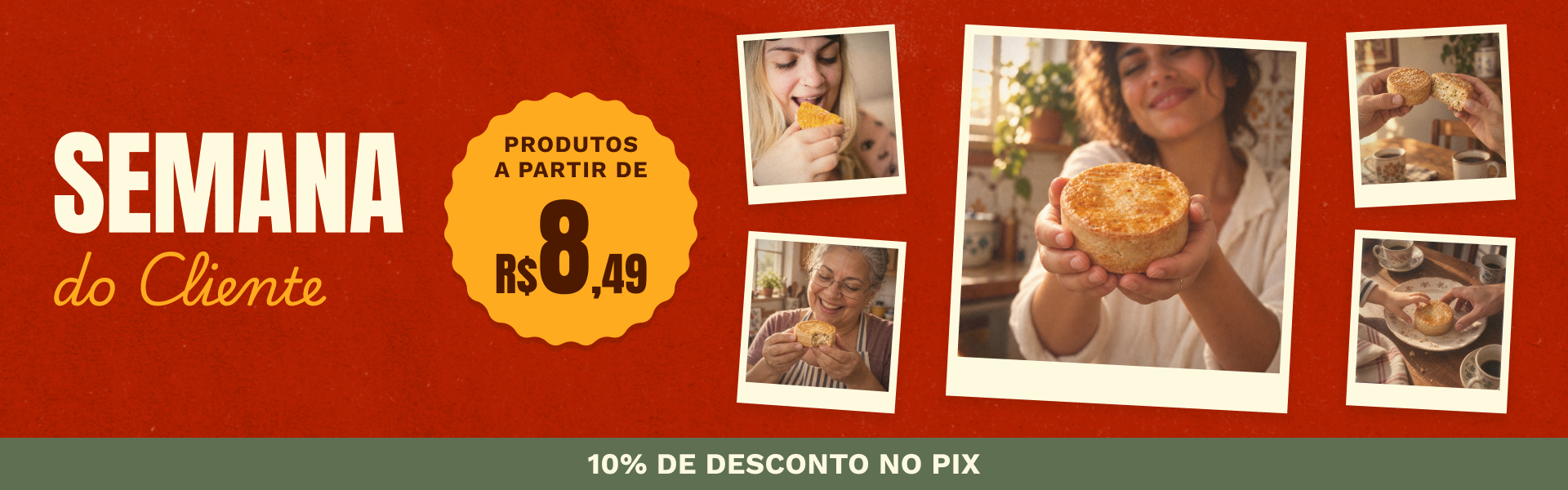 Semana do Cliente. Produtos a partir de R$ 8,49. 10% de desconto no Pix.